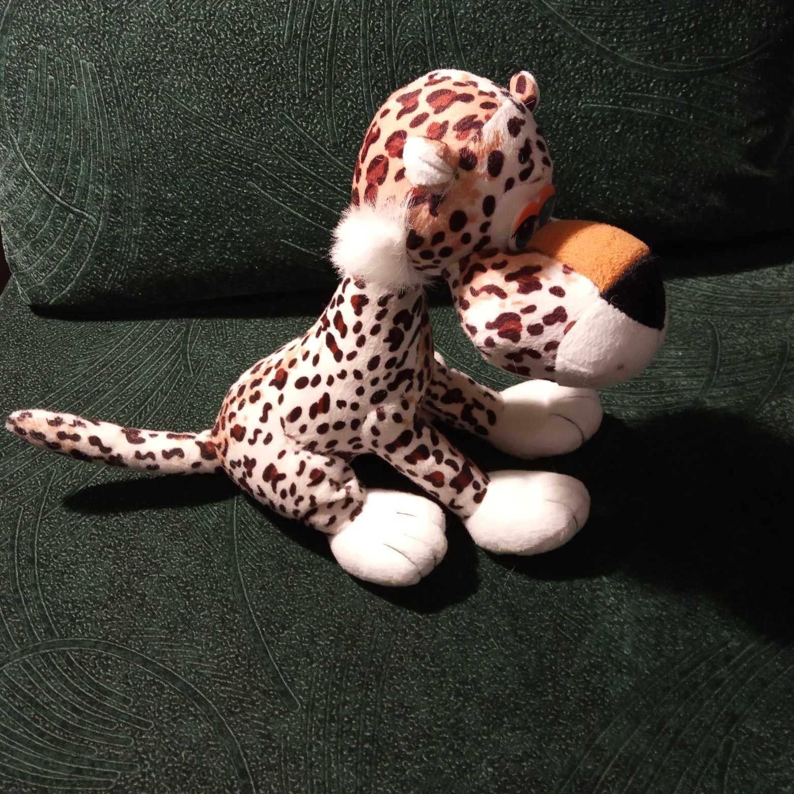мягкая игрушка  "леопард" высота 28 см