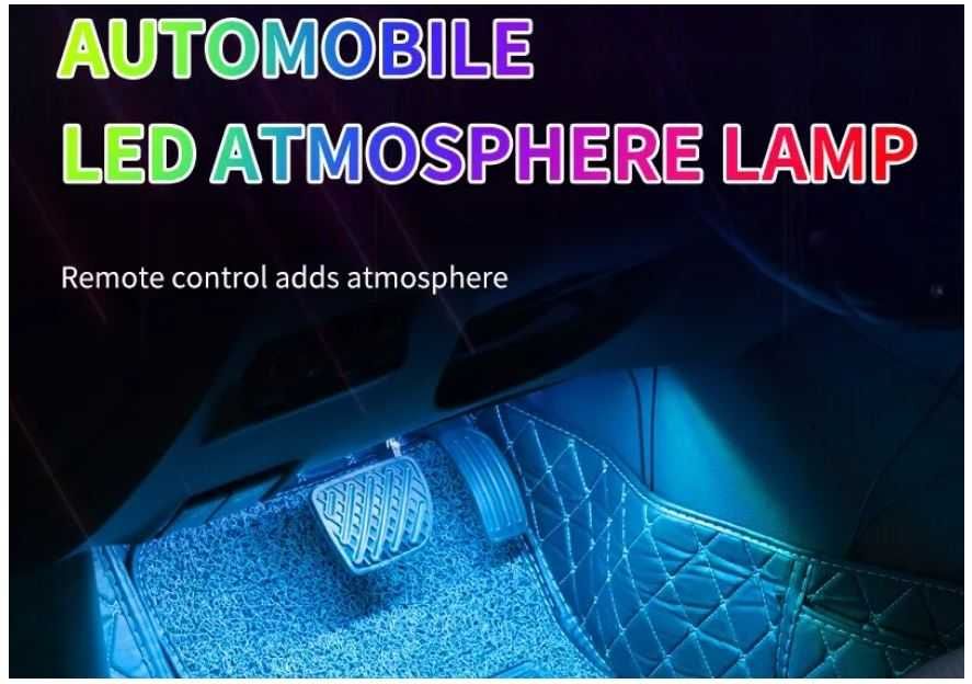 Fita Led Ambiente Carro com comando - NOVAS