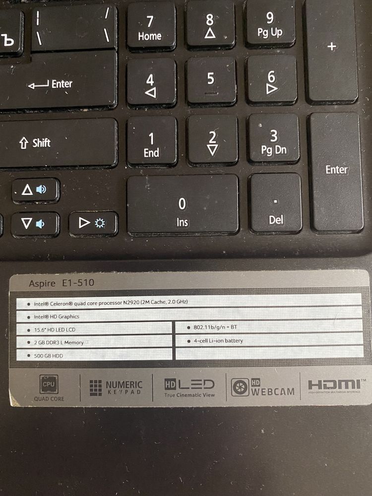 acer aspire e1 510