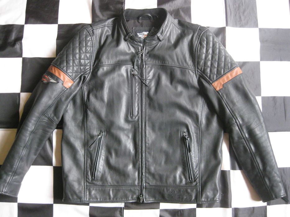 Kurtka motocyklowa skórzana HARLEY DAVIDSON VARICK rozm.XL