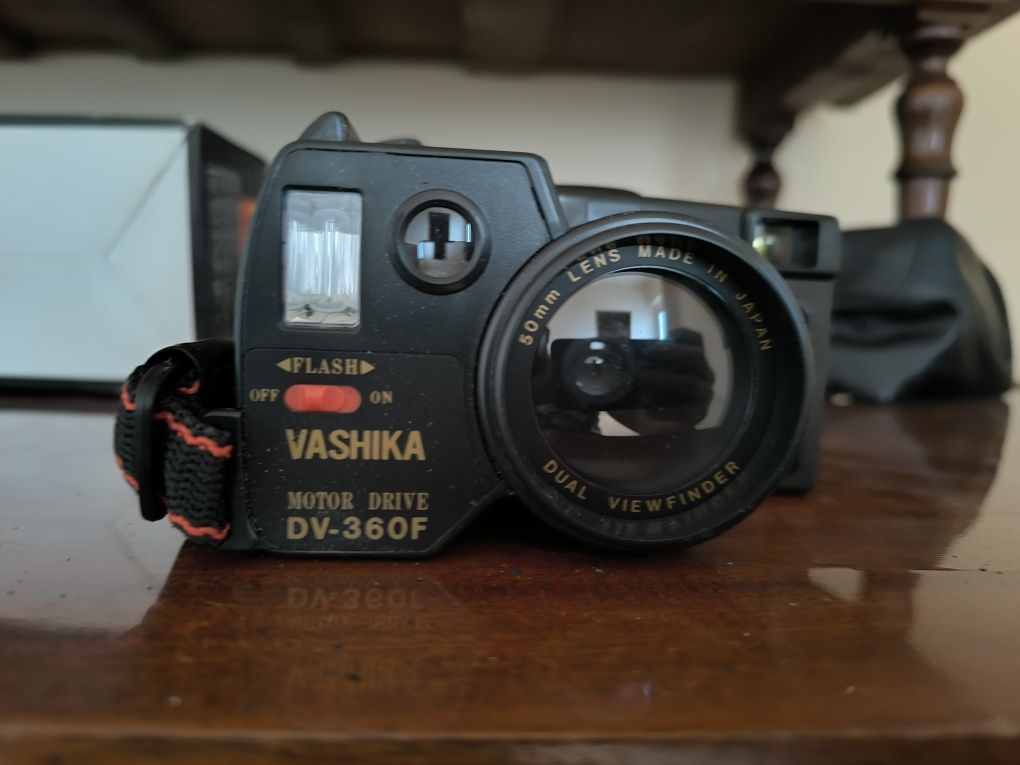 Máquina fotográfica Vashika Dv-360 F com bolsa de transporte
