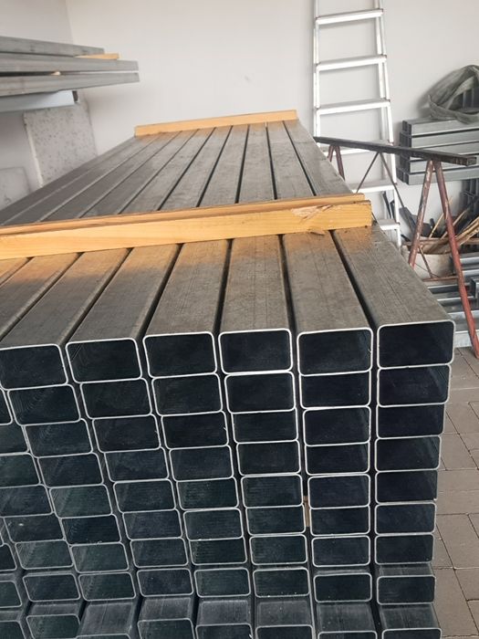 Słupek 60x40 Dl 230cm ocynk Bardzo solidny !! Okazja