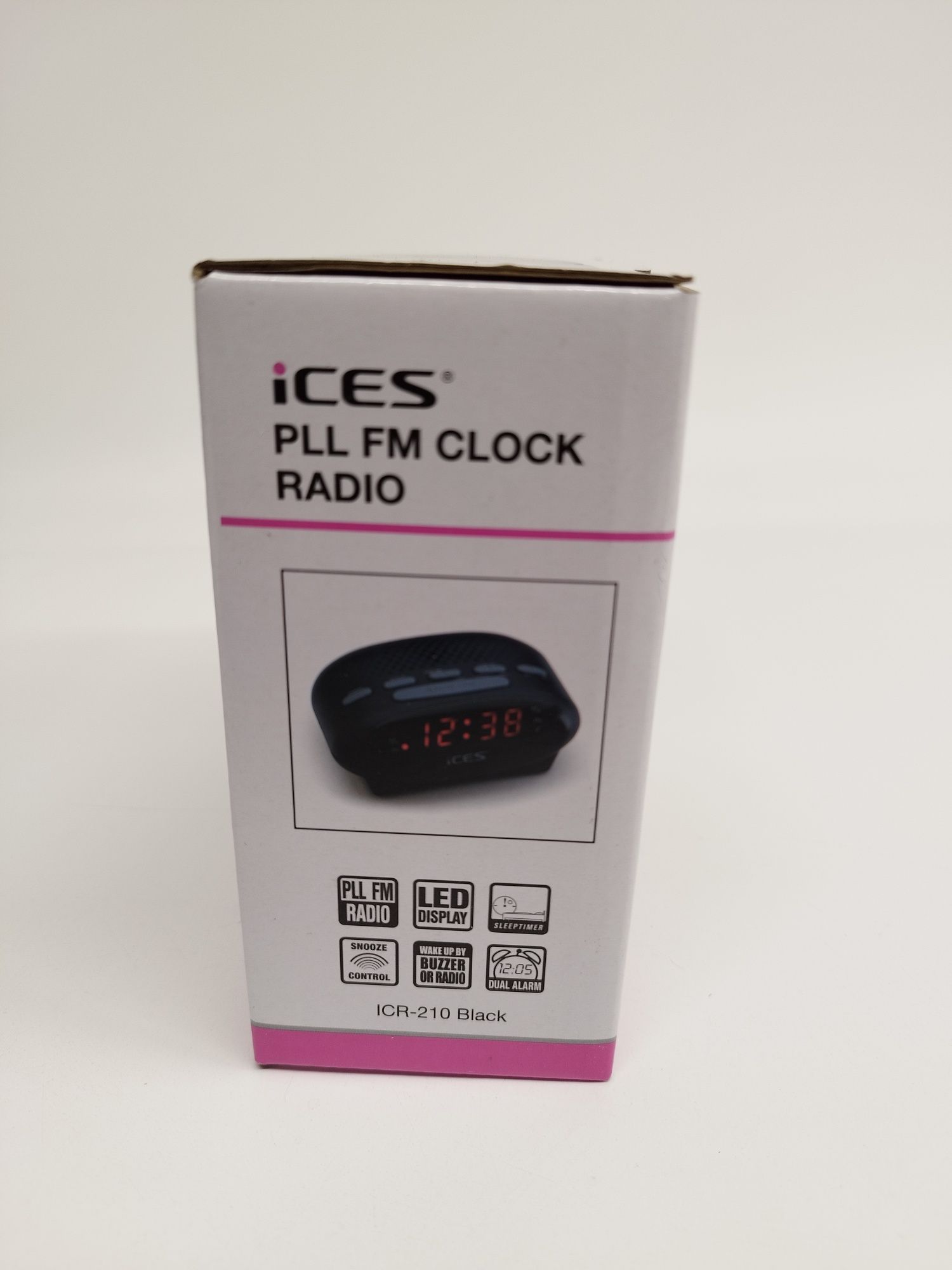 Radiobudzik ices icr-210czarny