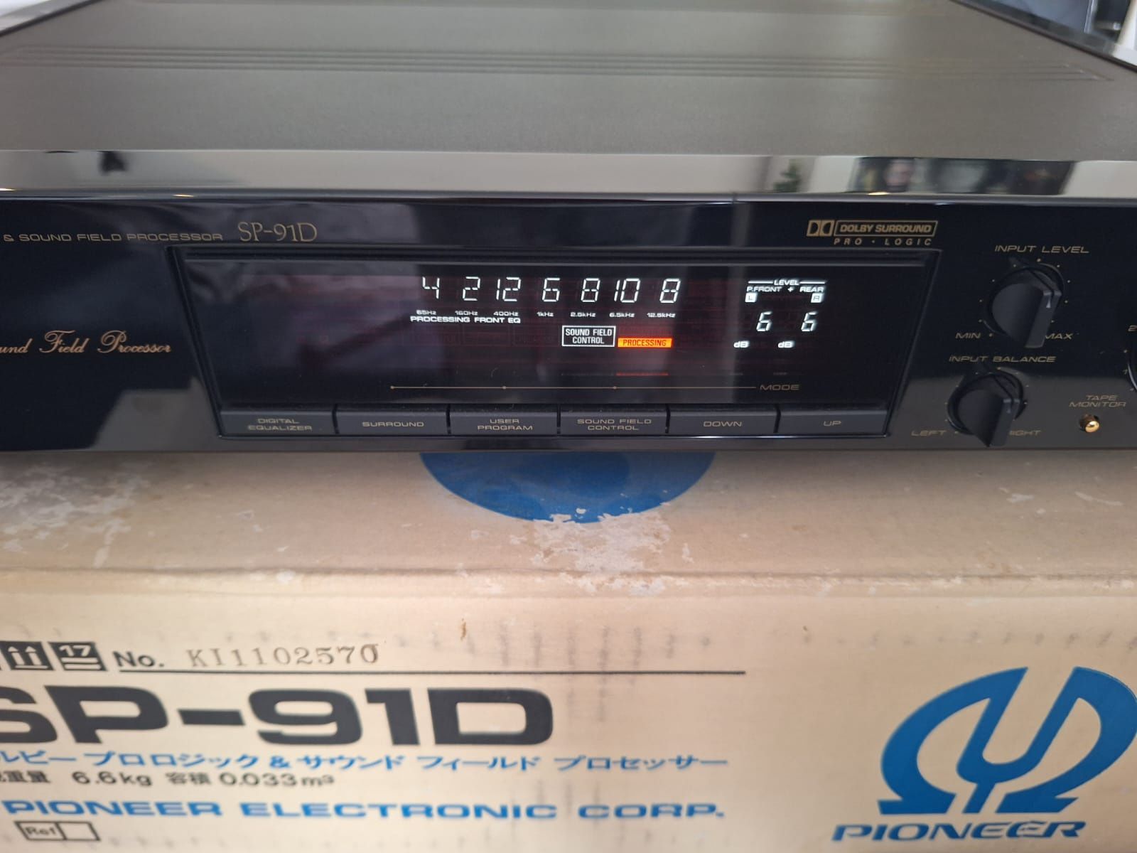 Pioneer SP-91D Reference preamp/procesor Jak Nowy urushi