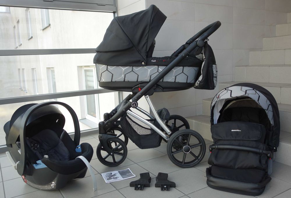 wózek 3w1 Coletto Craft z fotelikiem Cybex