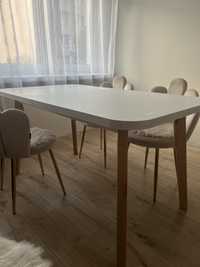 Stół bialy 140x80 rozkladany (180x80)