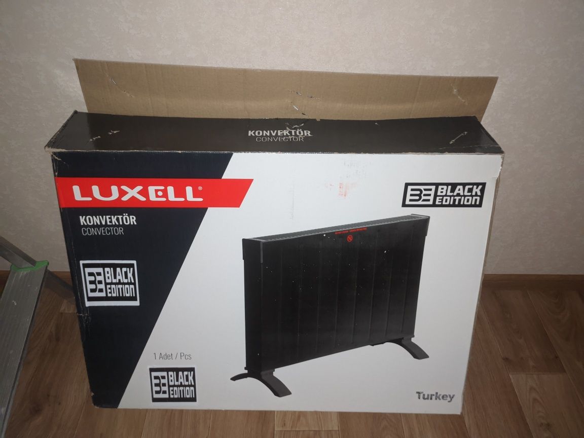 Конвектор/обогреватель/обігрівач електричний Luxell (Black Edition) /
