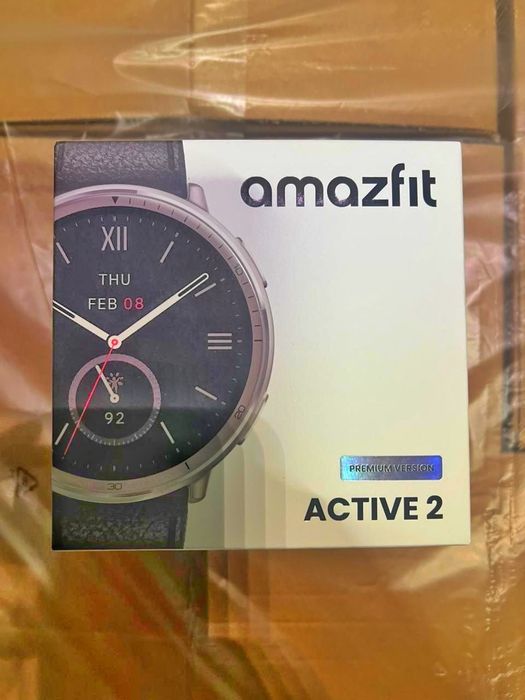 Смарт-годинник Amazfit Active 2 Premium Black Leather (A2433)