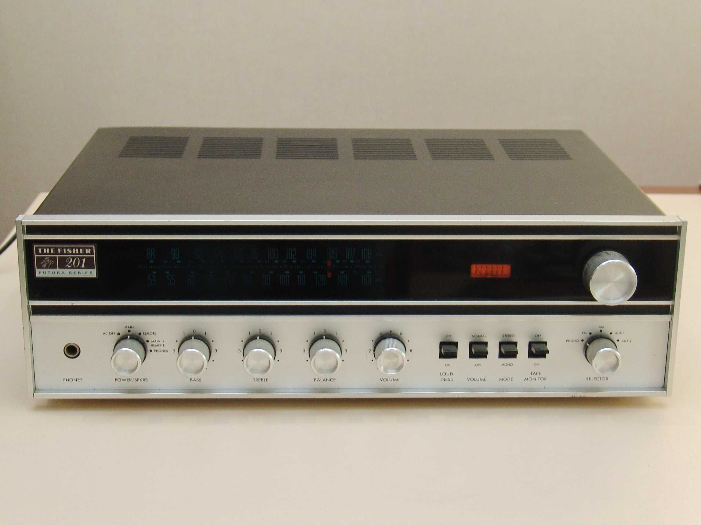 Винтажный усилитель/ресивер Fisher 201 Futura Series. 1971 год.