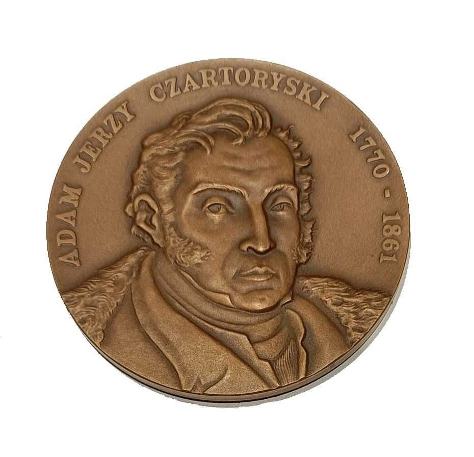 medal Adam Czartoryski mosiądz