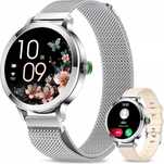Smartwatch damski metalowa magnetyczna bransoleta złoty lub srebrny