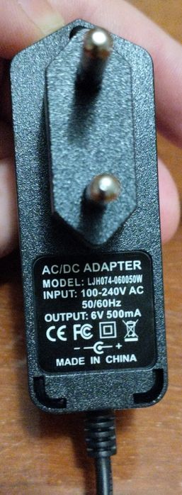 Блок живлення 6В для тонометрів Gamma Omron Microlife та інших