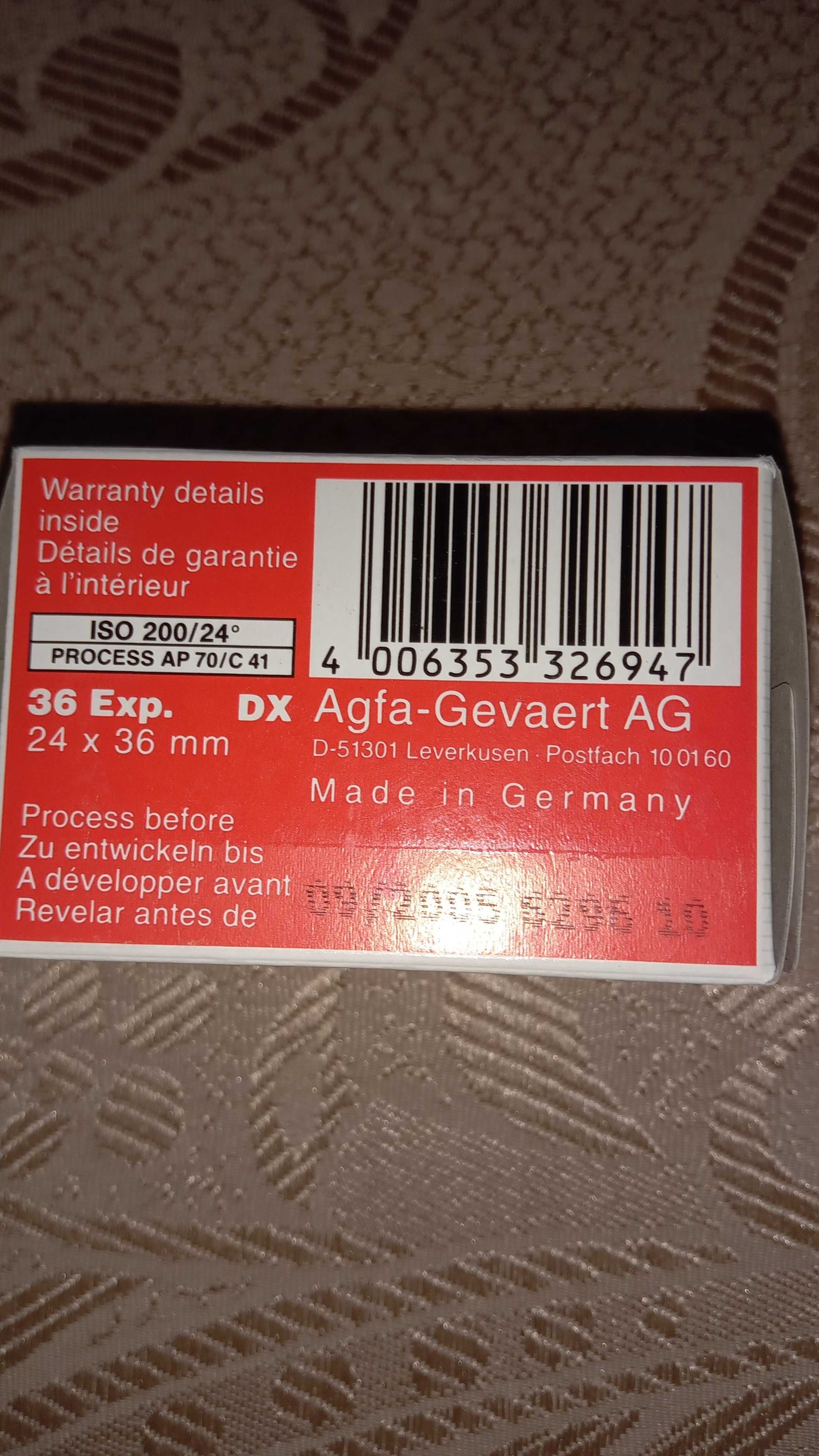 Sprzedam kliszę AGFA