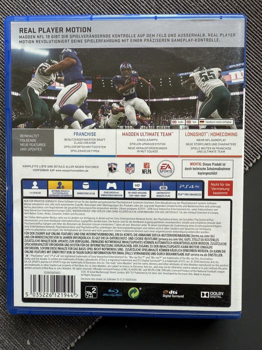 Madden NFL 19 PS4