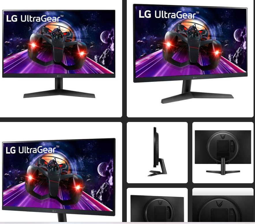 LG UltraGear 24GN60R-B IPS 23.8" FHD 16:9 144Hz FreeSync