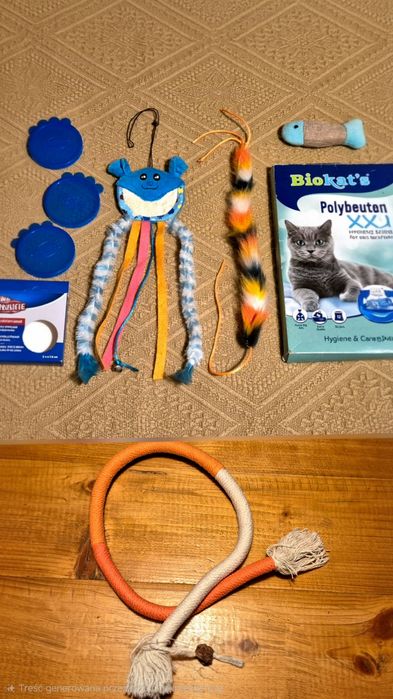 Zabawki dla kota i akcesoria nowe i używane