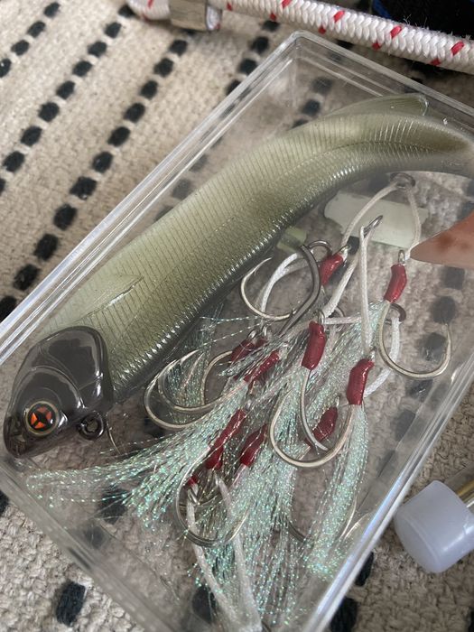 Conjunto pesca varios artigos