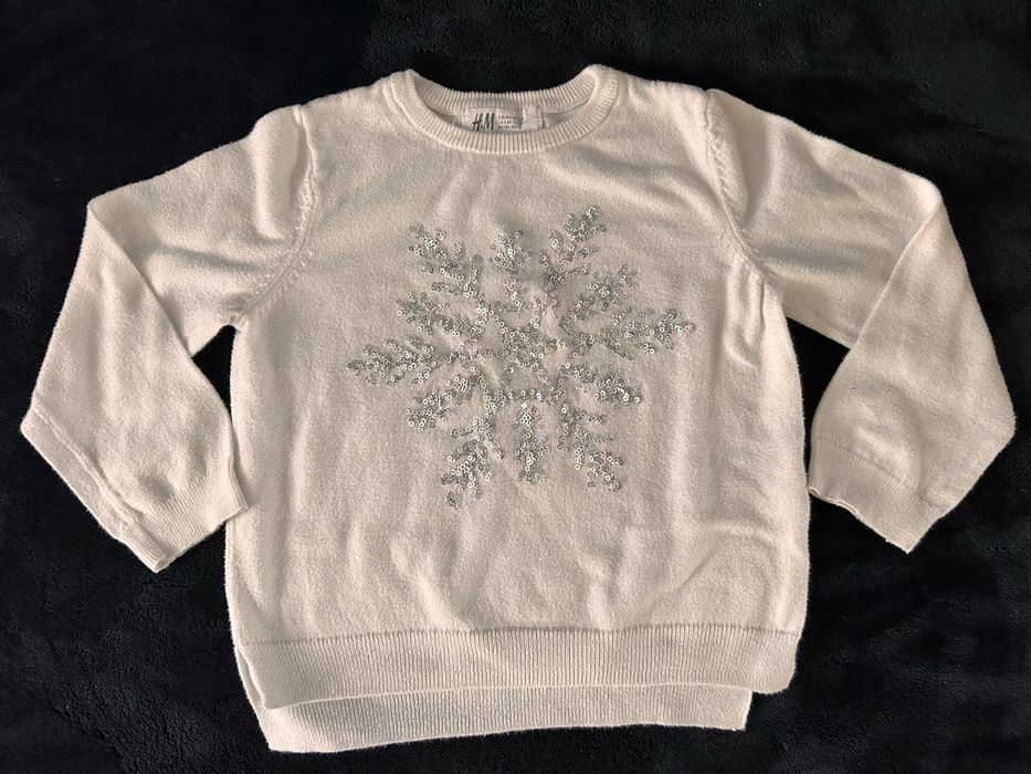 Sweterek świąteczny H&M 104