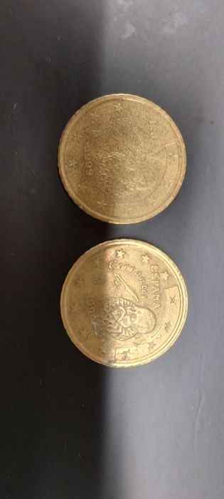 Монеты 50 центов Испания