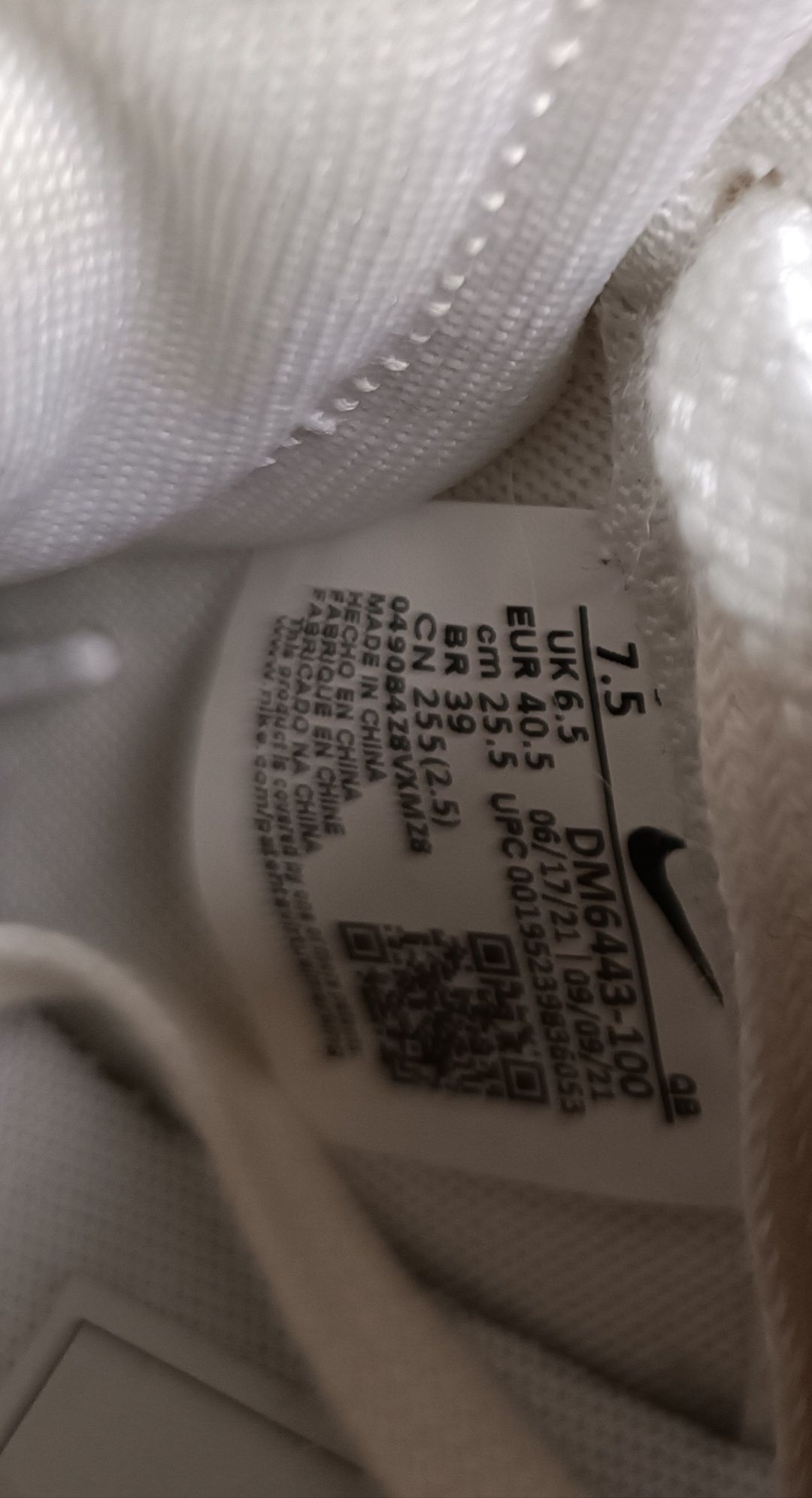 Buty Nike Blazer Low Leather białe -40,5. Jak nowe