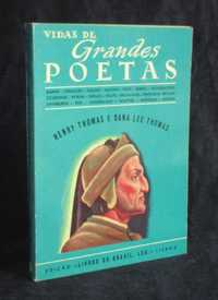 Livro Vidas de Grandes Poetas Henry Thomas Dana Lee Thomas