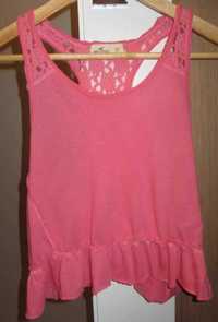 Hollister,markowa letnia bluzka, top, XS/ S, 34/36, stan idealny