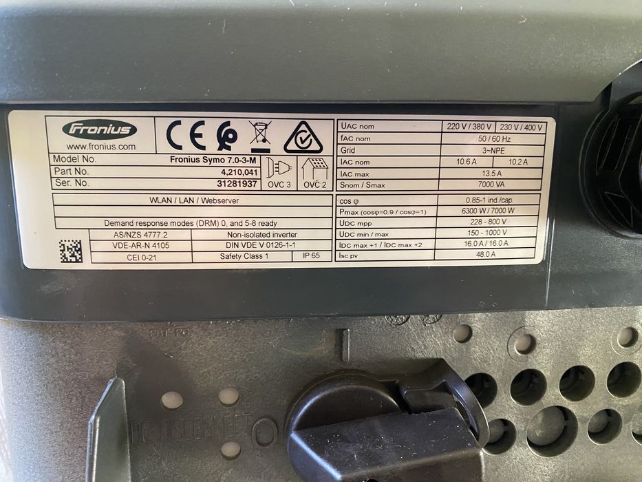 Falownik Fronius Symo 7.0-3-M 7kW