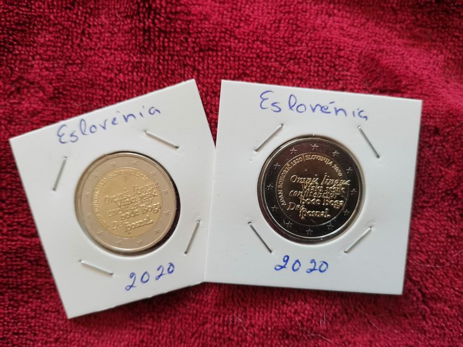 Moeda UNC comemorativa de 2€ - Eslovénia 2020