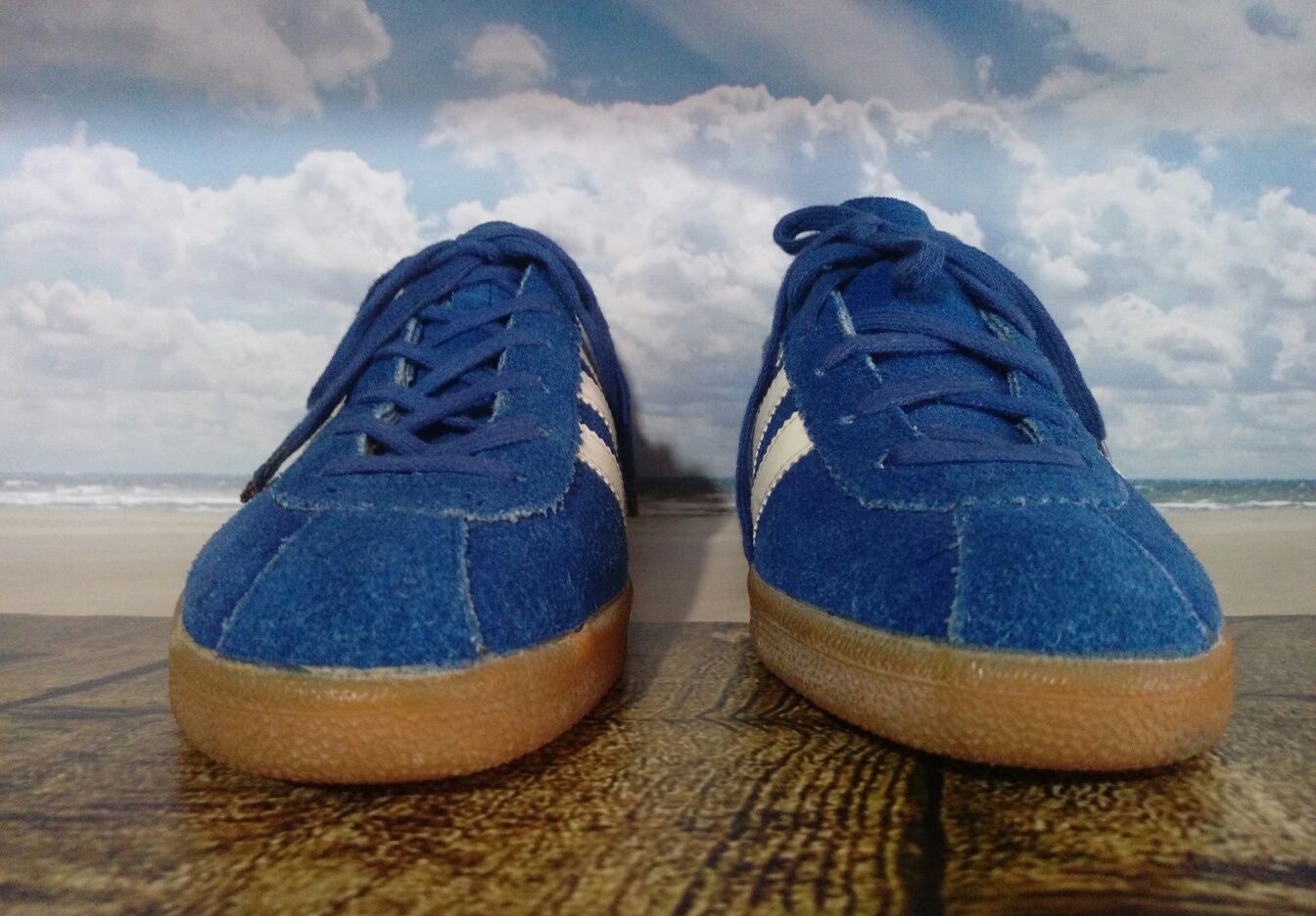 Оригінал Adidas Koln 23.5 см. вінтажні шкіряні замшеві кросівки