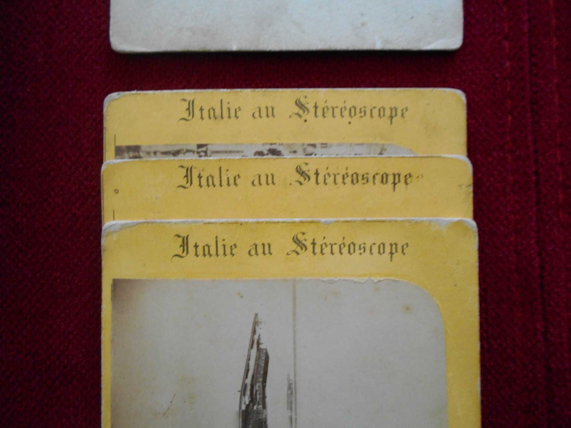 Raríssimas 100 estereoscopias, incluindo Exposição de Londres de 1862.