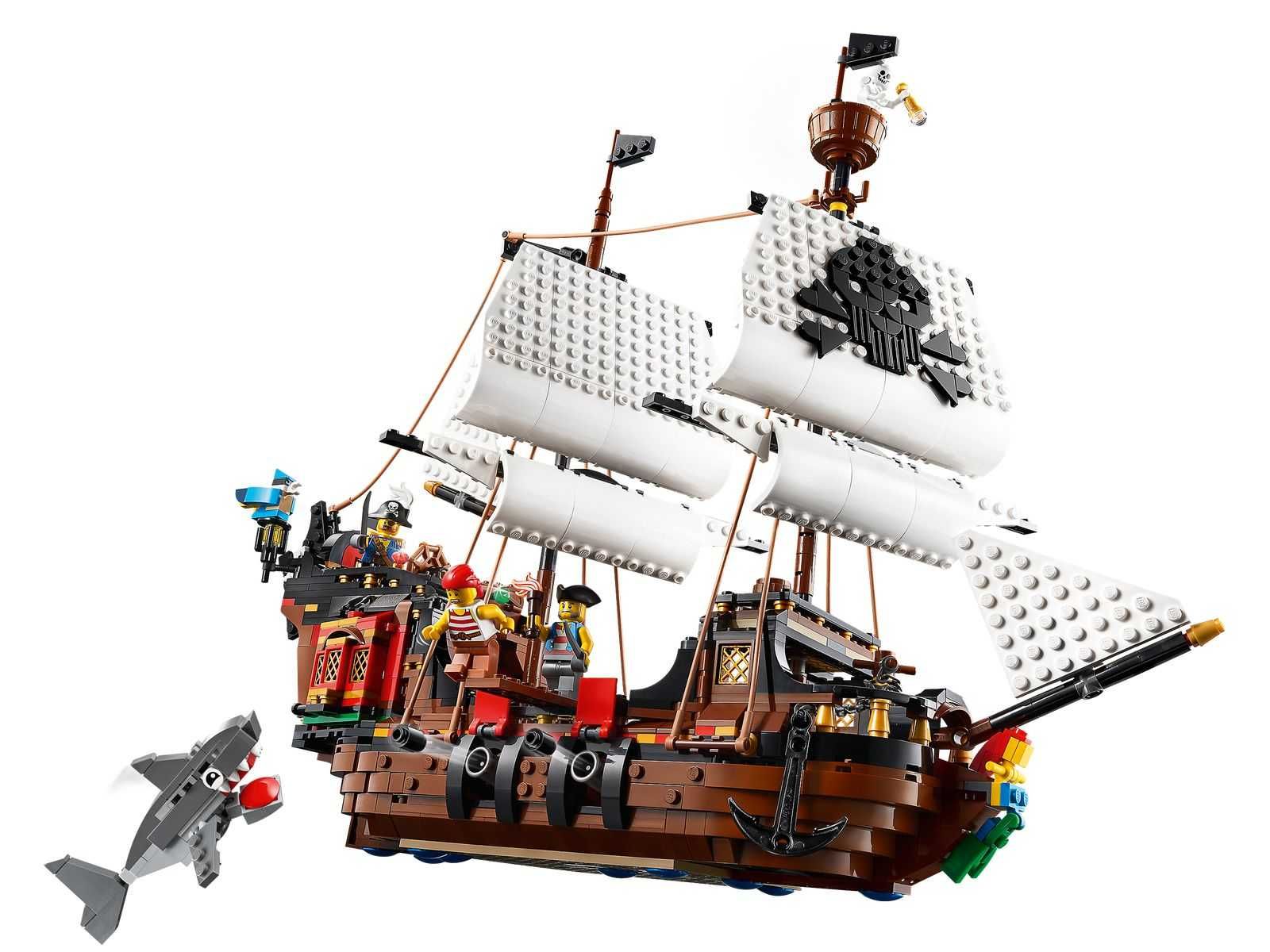 LEGO 31109 Creator 3w1 - Statek piracki tawerna rekin klocki prezent