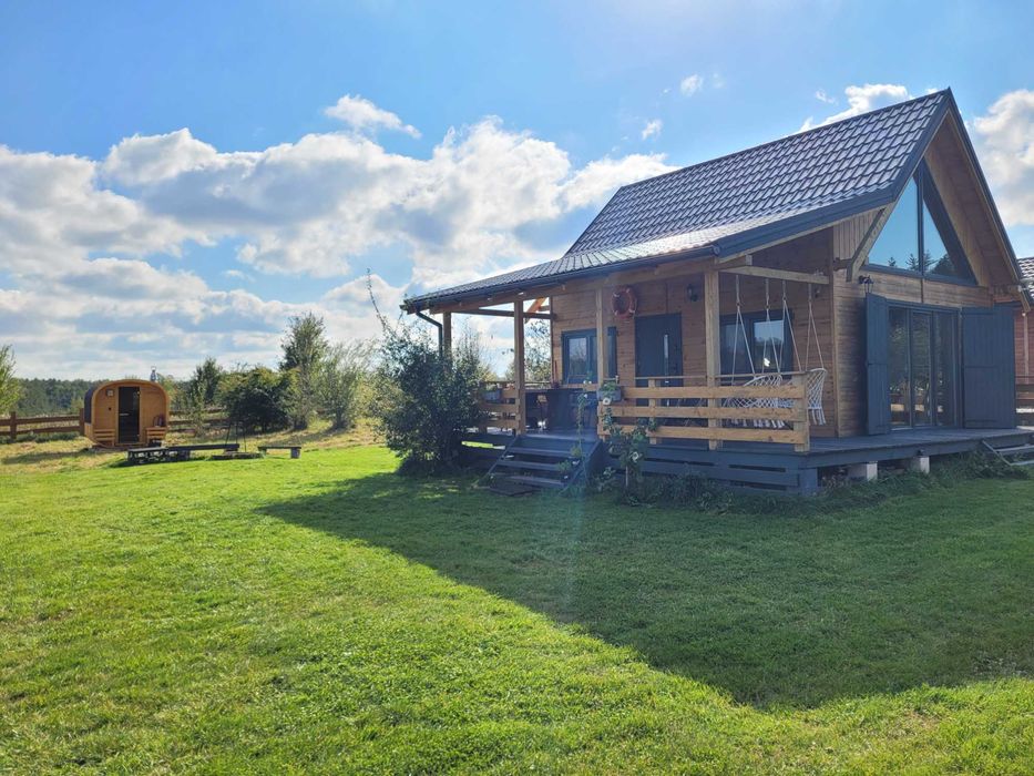 Miodowy Domek Sauna, Jacuzzi, Rybki,Las, Rowery