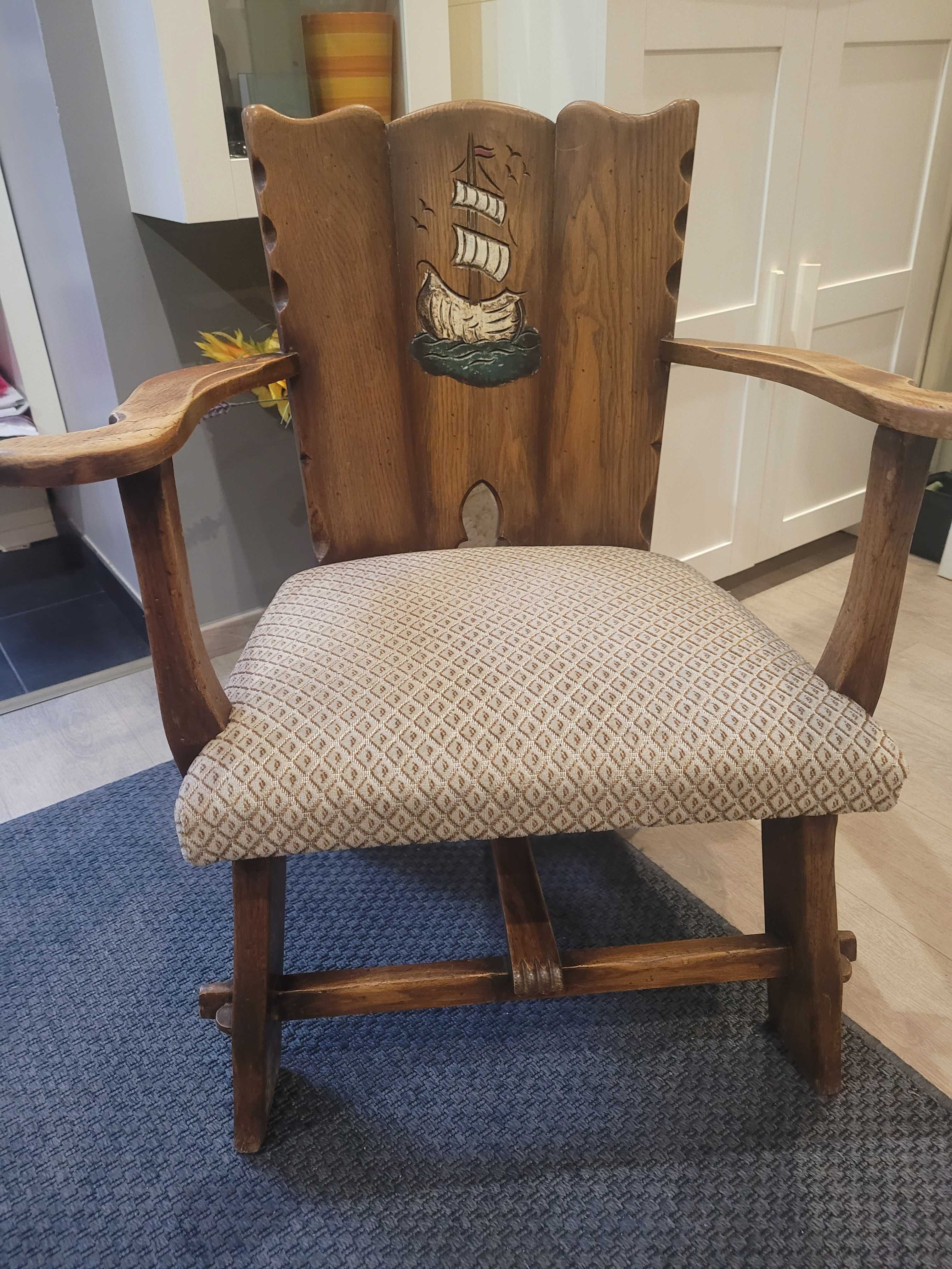 Unikatowe krzesło antyk