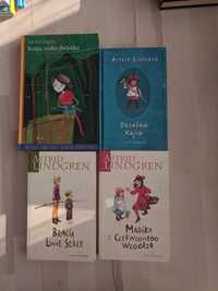 Zestaw 4 książek Astrid Lindgren