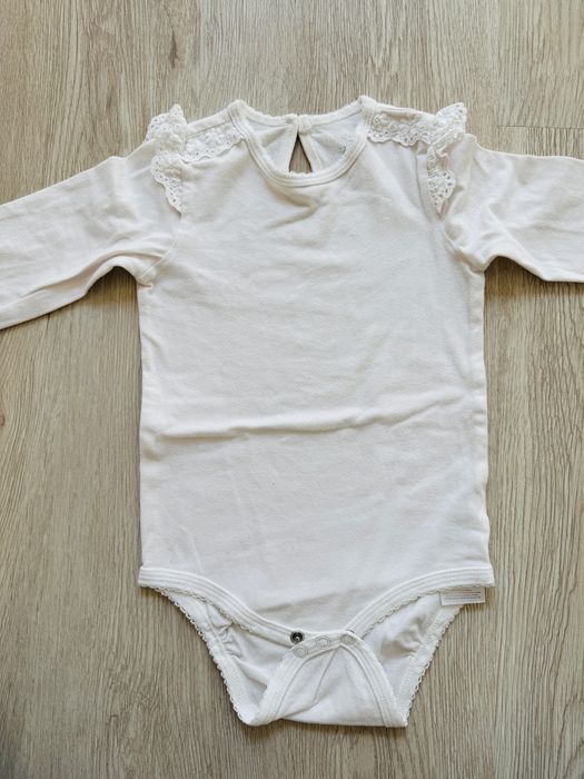 Zestaw body z falbanka w kwiaty