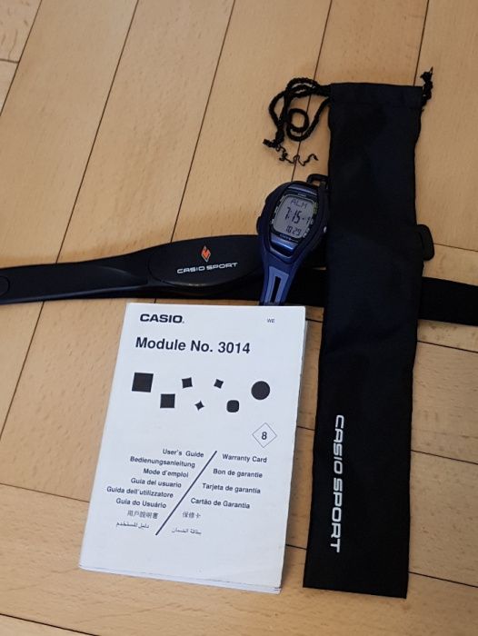 zegarek sportowy CASIO sport Phys z pulsometrem