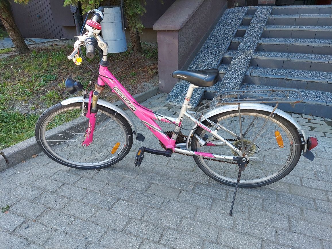 Rowerek Mexller 24 cale dla dziewczynki dla dziecka rower dziecięcy