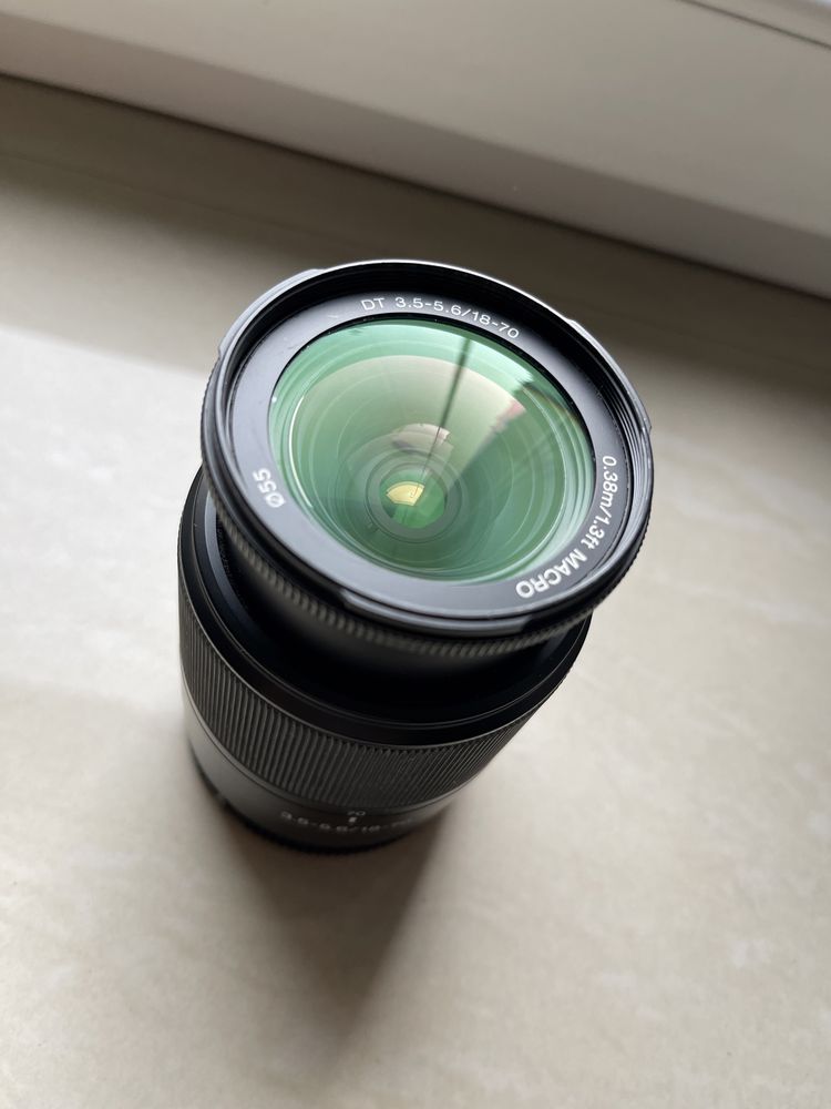 Sony Alpha A300 + obiektywy 18-70, 1.8/50