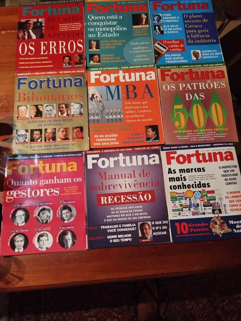 Revista Fortuna anos 92/93/94