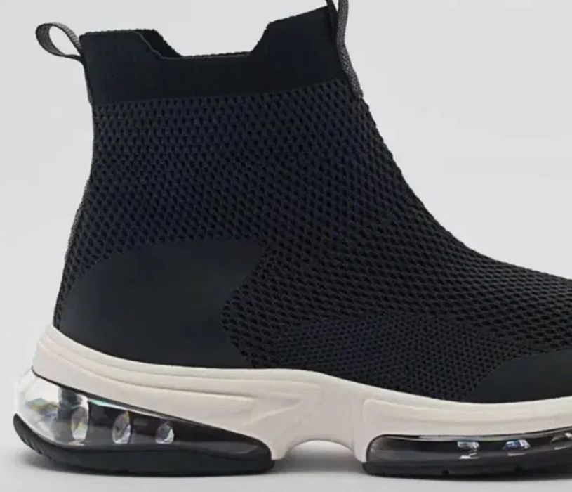 ZARA Buty z elastyczną cholewką i oryginalną podeszwą NOWE ZARA 35