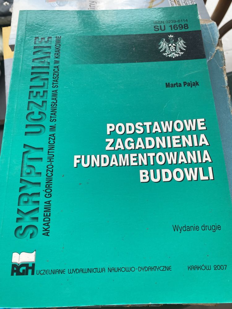 Podstawowe zagadnienia fundamentowania budowli