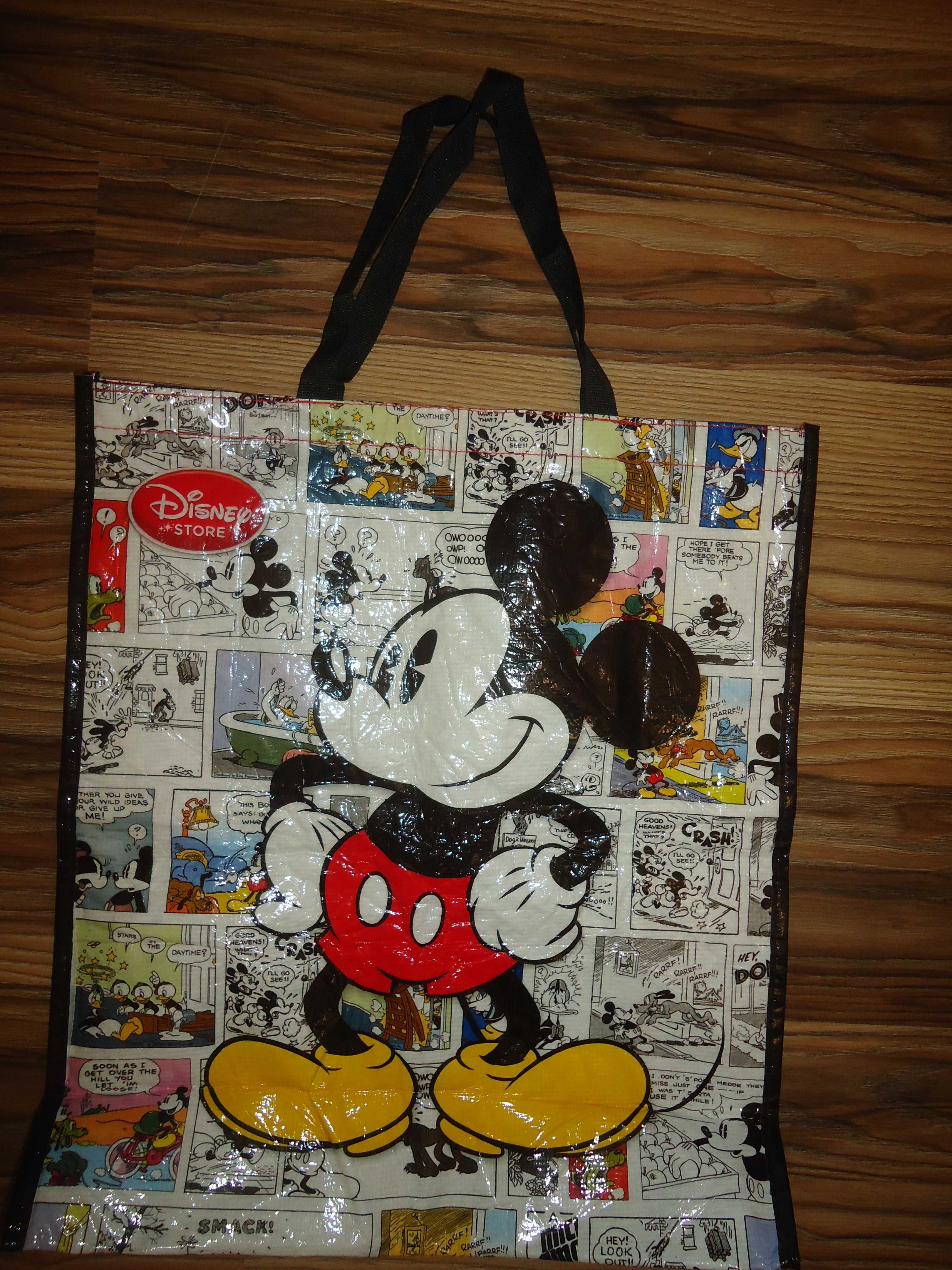 Disney Store Duża Torba Szoperka Myszka Miki Minnie 48cm x 42cm
