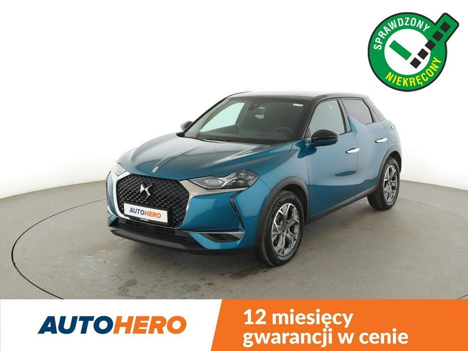 DS Automobiles DS 3 Crossback 1.2 Be Chic Nawigacja Tempomat Grzane Fotele Półskóra HUD Kamera LED