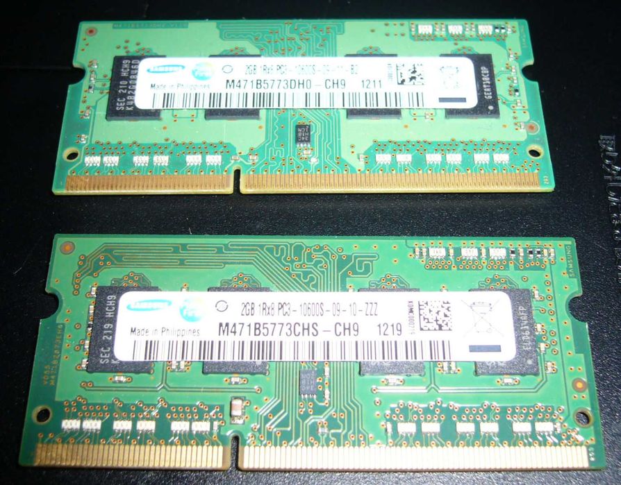 Pamięć Samsung RAM DDR3 1333MHz 10600S 1Rx8 CH9 (2 x 2 GB)