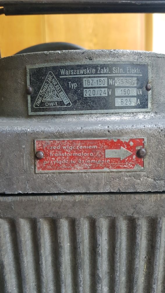 Transformator BHP TBZ-150, 220/24V, 150VA – Warszawskie ZSE - PRL