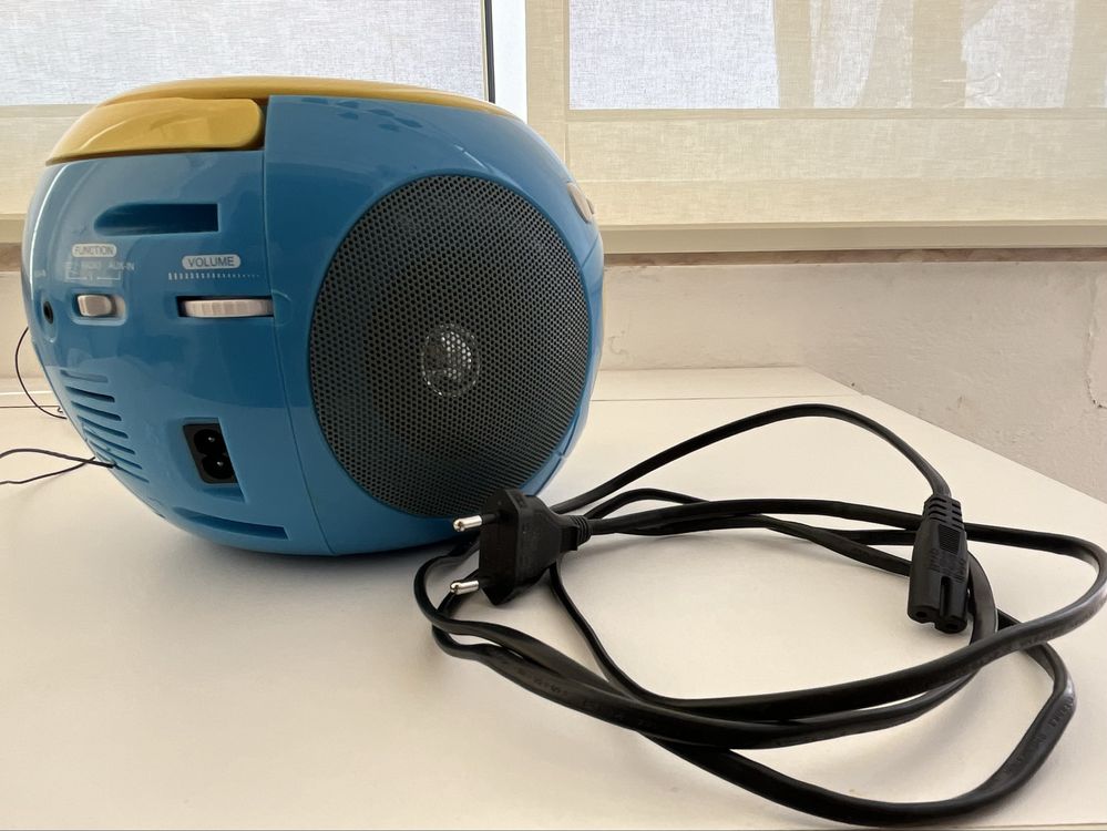 Minions Radio leitor CD portátil