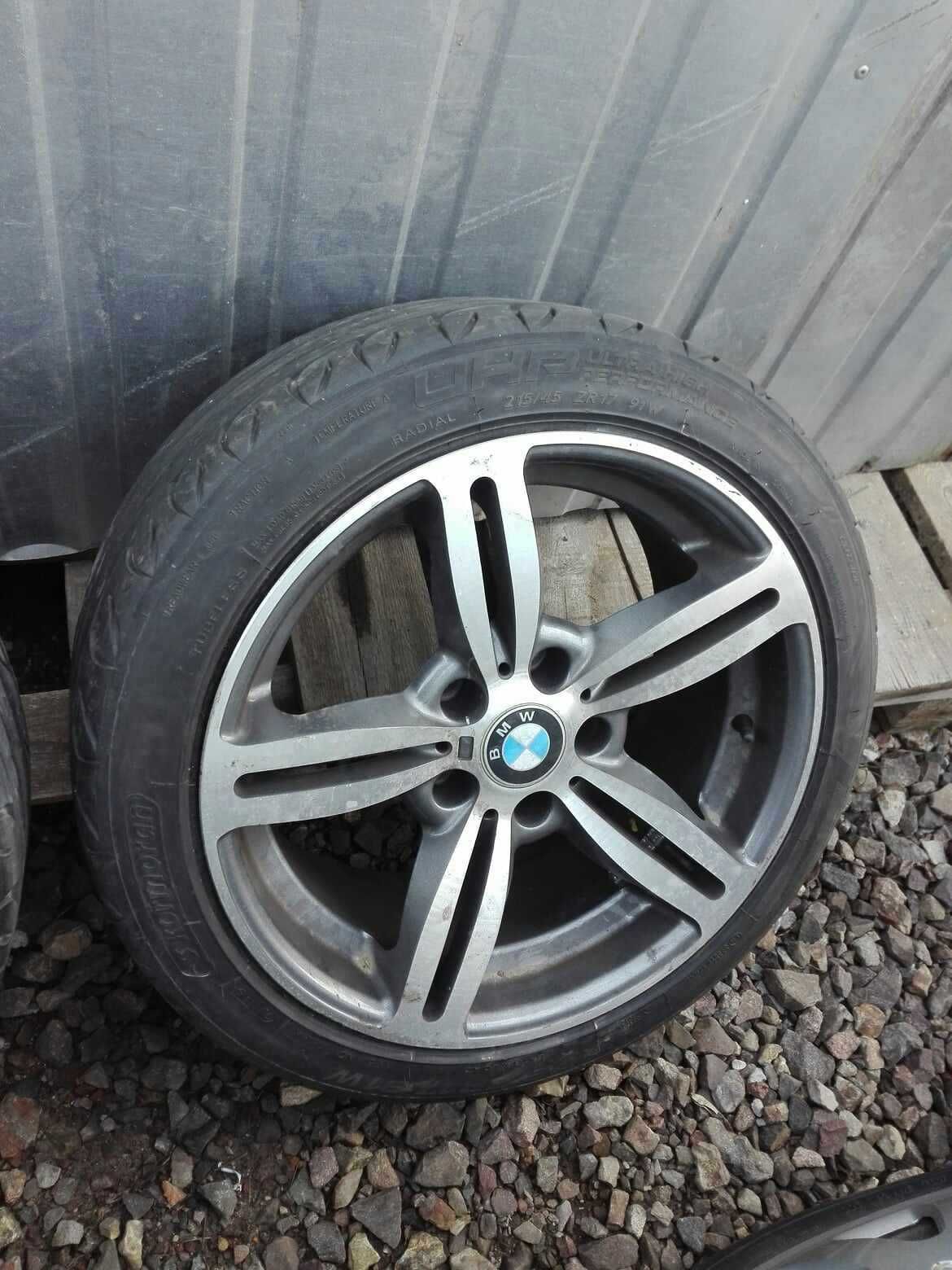 Koła BMW Felgi 17 5x120 8J ET15 215/45R17 E36 E46 E90 E87 E91 E92 E93