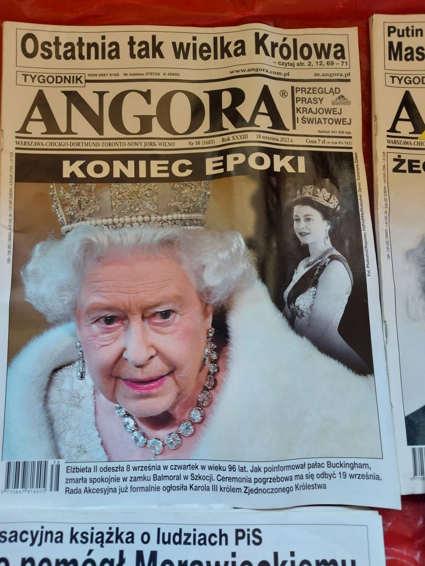Gazety ANGORA 4sztuki 2022r/2023r