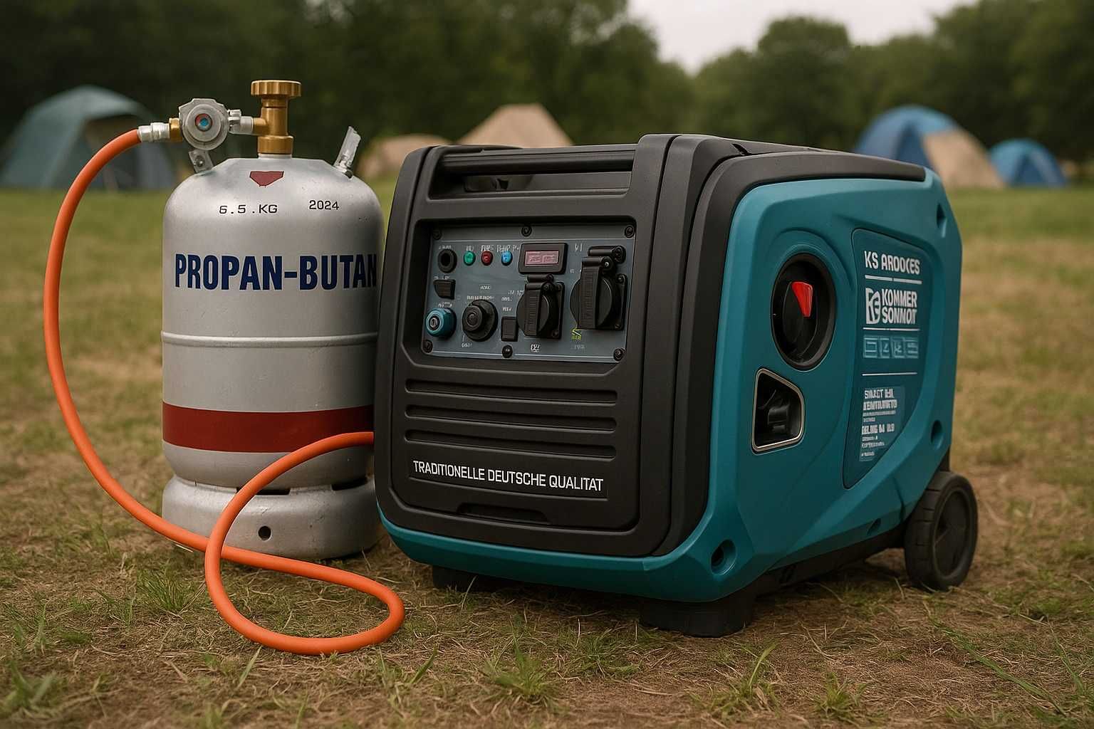 Inwerterowy generator Könner & Söhnen KS 5500iEG S agregat LPG/benzyna