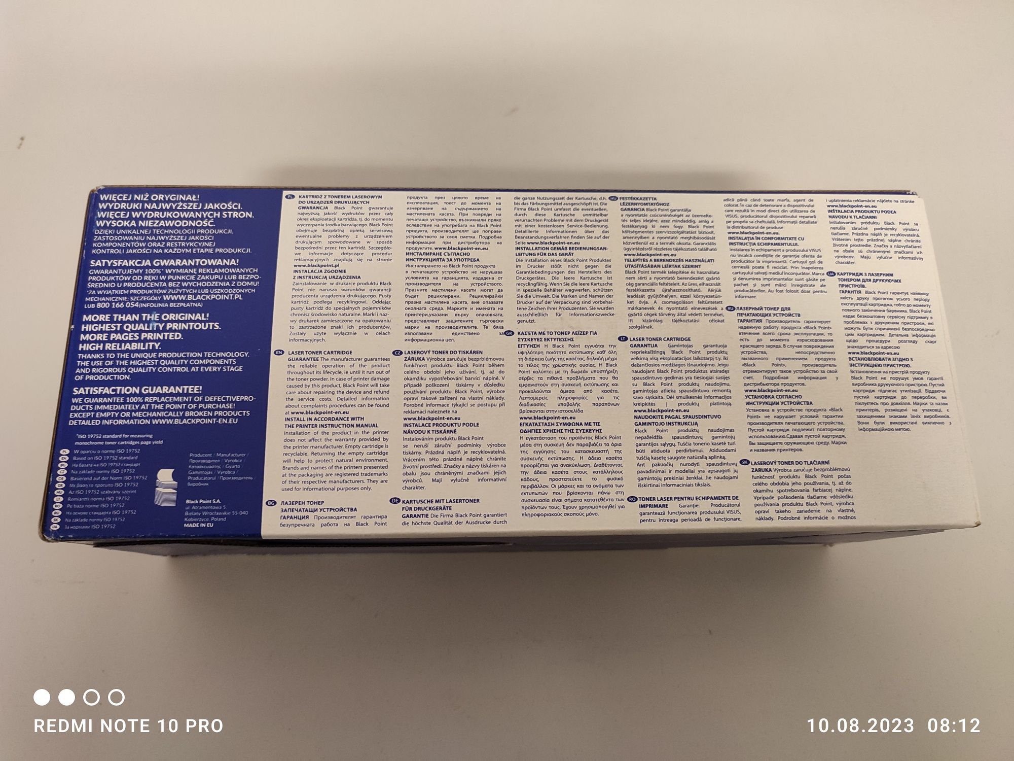 Toner Black Point Regenerowany HP CB436A